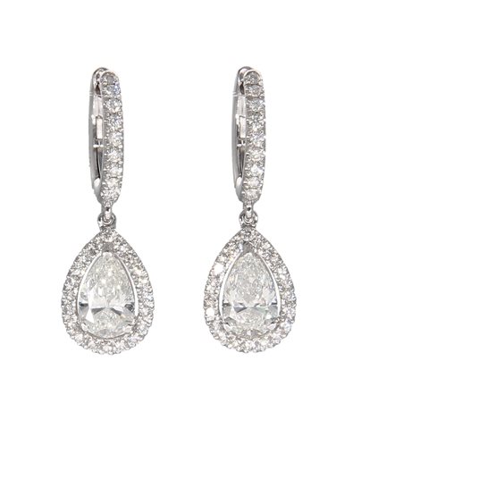 Boucles d'oreilles Crivelli Femme DIAMANTI in Or blanc Diamante 1.43 Ct 372-3647-MOD - 372-3647-MOD